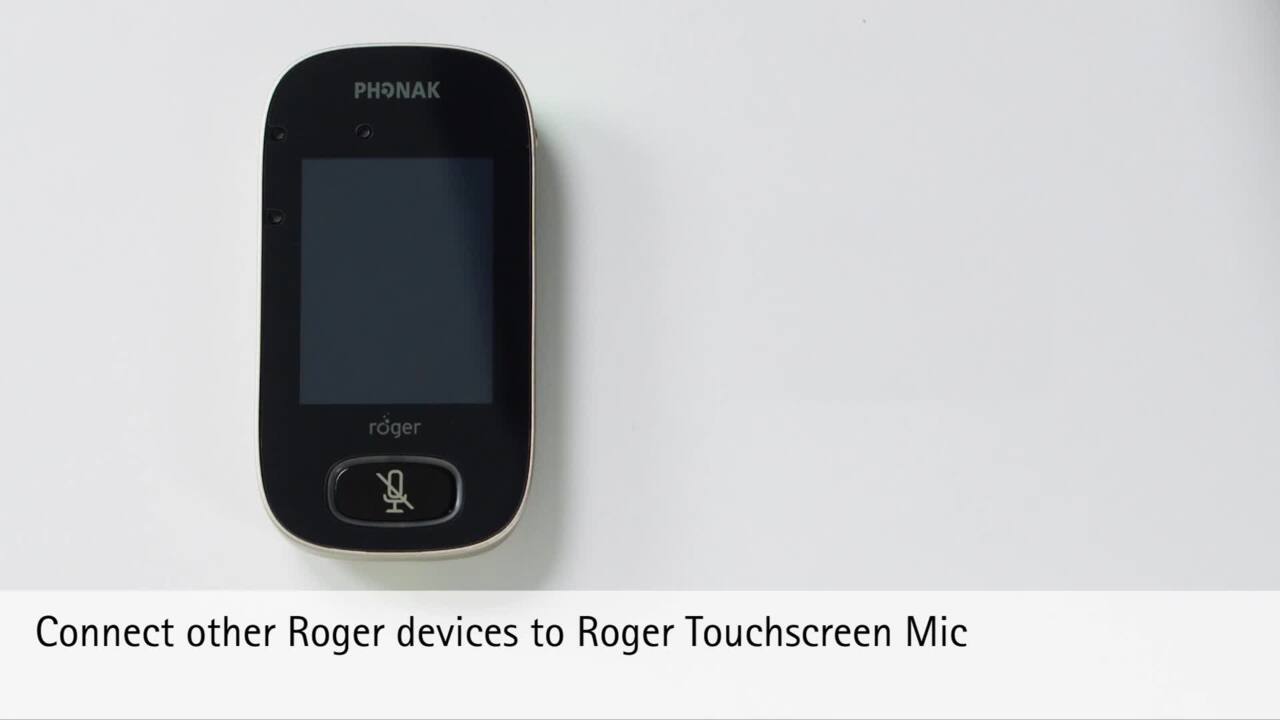 Como usar o Roger Touchscreen Mic