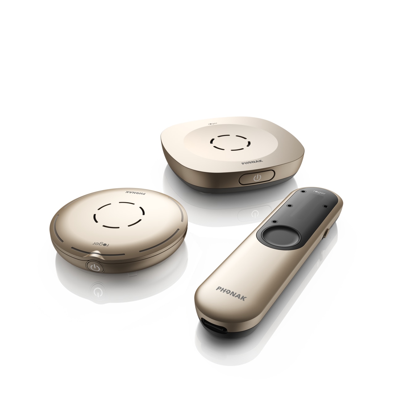 Roger™ wireless hearing aid microphones